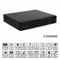 EZCOOL EZ-5104AHD 4Kanal 4Ses 1HDD HDMI AHD DVR AHD ANALOG UYUMLUDUR - 1